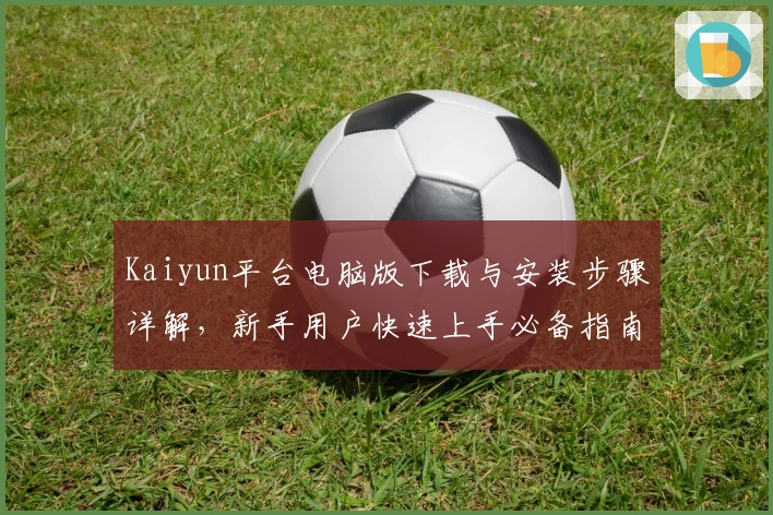 Kaiyun平台电脑版下载与安装步骤详解，新手用户快速上手必备指南